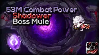 [Maplestory Kronos] 53M Combat Power Shadower Boss Mule | ~2.4b Mesos in 28min | Post-Crystal Update