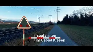 Eisenbahnmomente - 🚃 Zugfahrten im Gebiet Kiesen (Aaretal) 🍂🌄