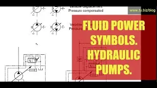 Hydraulic symbols for pumps