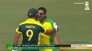 Wasim akram bowled Steve Smith first ball