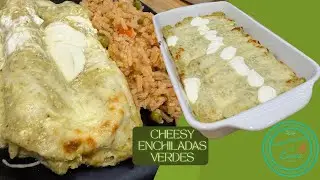 Cheesy Enchiladas Verdes  Green Enchiladas NEW and improved