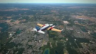 X-Plane Orbx True Earth Washington Flight: KTIW Tacoma Narrows to KPDX Portland