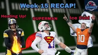 NFL week 15 Recap