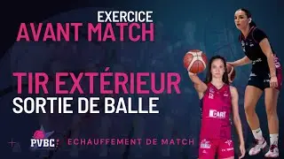 Tir extérieur et sortie de balle, échauffement de match 🇫🇷 Voiron LF2