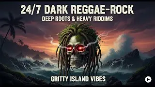 24/7 DARK REGGAE-ROCK - Deep Roots & Heavy Riddims | Gritty Island Vibes