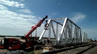 Sri Lanka railway mannar erection and Launching work span 48.M Last 2017