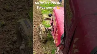 Mahindra 595 di turbo with 8feet rotary power full tractor 🚜💪👑