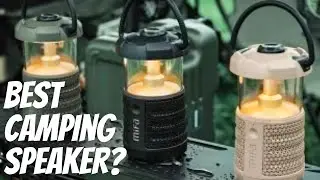 This Camping Light With Speaker is Perfect for Camping