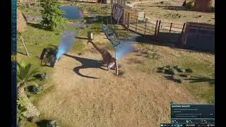 Epic Dino Airlift: Diplodocus Returns to Its Enclosure! 🦕💨