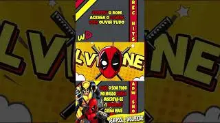 RAP DO DEADPOOL E WOLVERINE 🔥😝 #deadpool #wolverine #deadpoolandwolverinemovie
