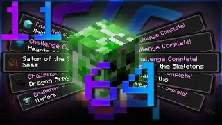 I Added OVER 900 *NEW* ADVANCEMENTS To Minecraft HARDCORE! - Cheated Inventory Challenge #11