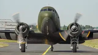 ✈ Aero Legends Douglas DC3/C47 Take off from London Southend Airport