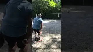 Boules on a summer morning in Athens, GA