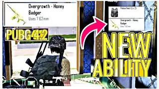 PUBG 4.2 UPDATE: New Overgrowth Honey Badger is INSANE! 🔥 (Health Restore + Explosive Mode.
