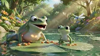 Funny Frog Mom & Baby Frog | Cute Comedy Animation for Kids