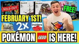 Every NEW Lego Set Releasing in FEBRUARY! Pok&eacute;mon, Bricklink, GWP's & MORE!