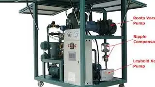 FUOOTECH Model ZYD-50 (3000 LPH) Insulating Oil Treatment Plant with PLC System