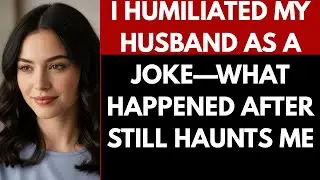 I Humiliated My Husband as a Joke—What Happened After Still Haunts Me #betrayal