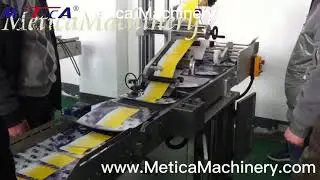 0.6MPa Automatic Bag Packing Machine Flat Bag Label Applicator