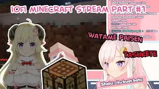 [ Hololive sub indo ] iofi summon watame senpai di minecraft