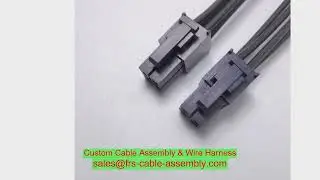 ODM cable assembly outdoor camera micro coax drag chain FPD Link IV JAE to JST IP68 PTFE jacket brai