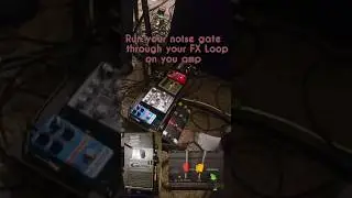This is how I run my noise gate #metal #guitar #electricguitar #guitartone #noisegate