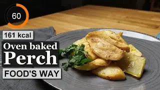 Oven baked perch recipe | Ingredients calories | Greek Food&rsquo;s Way