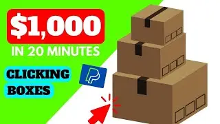 Earn $300 To CLICK BOXES (20 MINS = $1000) | Make Money Online 2023