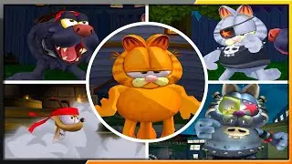 GARFIELD: LASAGNA WORLD TOUR ALL BOSSES (PS2,PC)