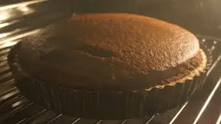Cake baking in the oven/Rising Cake Part 1