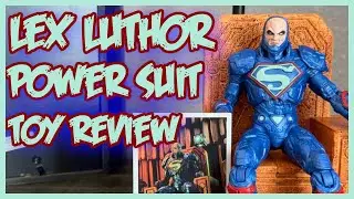 McFarlane Toys Lex Luthor in Blue Power Suit 7in Action Figure Toy Review
