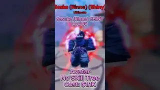 NEW Shiny Sasuke (Rinne) Showcase in ALS #roblox #showcase #animelaststand
