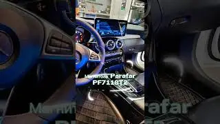 Установка магнитолы #parafar  Андроид в Mercedes-Benz C #PF7118T2 #магнитолаАндроид #mercedes