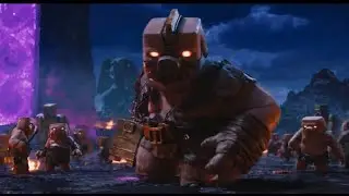 A Minecraft Movie (2025) | Dennis And The Wolves Attack The Great Hog