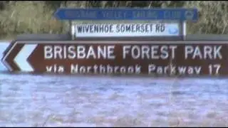 Esk Floods BV Hwy Dam overflow