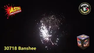 Cosmic Fireworks Banshee - Banshee Barrage Cake 16 Shots - Preston Fireworks