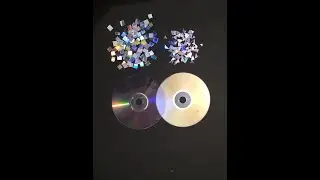 How to cut cds into shape easily for craft | Currect way to cut cd for crafting