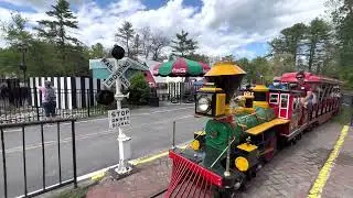 Storytown Train Offride PoV 6/17/2022 || Crossing | Six Flags Great Escape