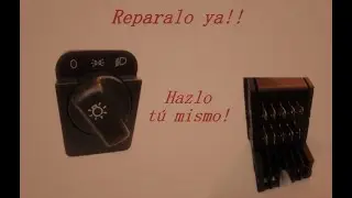 Reparación de selectora de luces, Chevrolet corsa o chevy muy fácil.!
