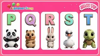 🎵 Alphabet Song for Kids ✏️ Learn Letters P~T 🔤 Phonics, Writing & Vocab & ABC Song