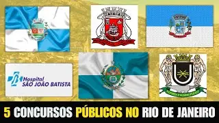 5 Concursos Públicos Abertos no RJ para Nível Médio | Vagas 2025 com Ótimos Salários
