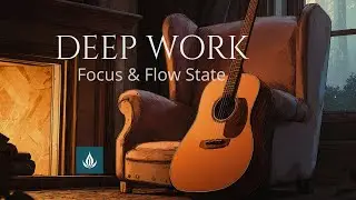 Acoustic Lofi & Rain | Calm Music for Deep Work, Study and Creative Flow (No Lyrics)