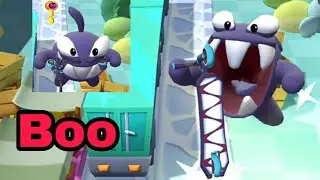 OM NOM RUN MISSION 43 UNLOCKED BOO UPGRADED MAP GAMEPLAY
