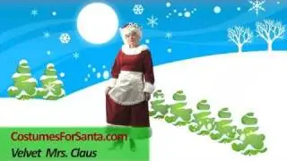Costumes For Santa: Velvet Mrs Claus