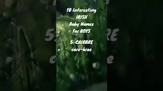 Irish Names have the Weirdest Spellings! Interesting Boys Names Ideas 2023