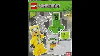 LEGO Instructions | Minecraft | 662302 | Cave Explorer, Creeper and Slime | Magazine Gift