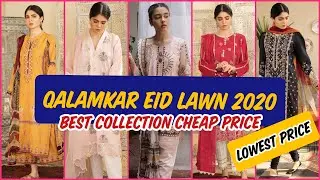 Qalamkar Lawn Collection 2020 with price | QLine Eid Lawn | Catalog (Qalamkar)