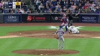 NYM@NYY: Matz hits Teixeira, tempers flare