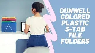 Dunwell Colored Plastic 3 TAB File Folders | Amazon