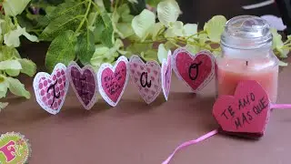 Tarjeta Corazón-Acordeón: Te amo mas que...
